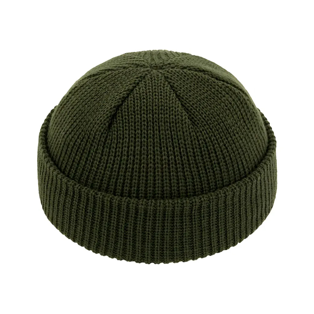 ARMY GREEN FISHERMAN BEANIE